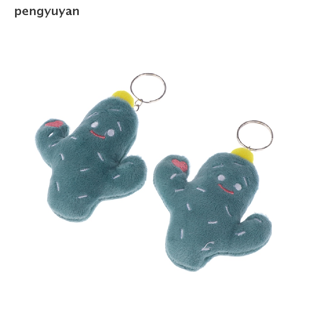 1 Búp Bê Đồ Chơi Nhồi Bông Hình Cây Xương Rồng 3D 9cm Trang Trí Túi Xách / Quà Tặng Cho Bé