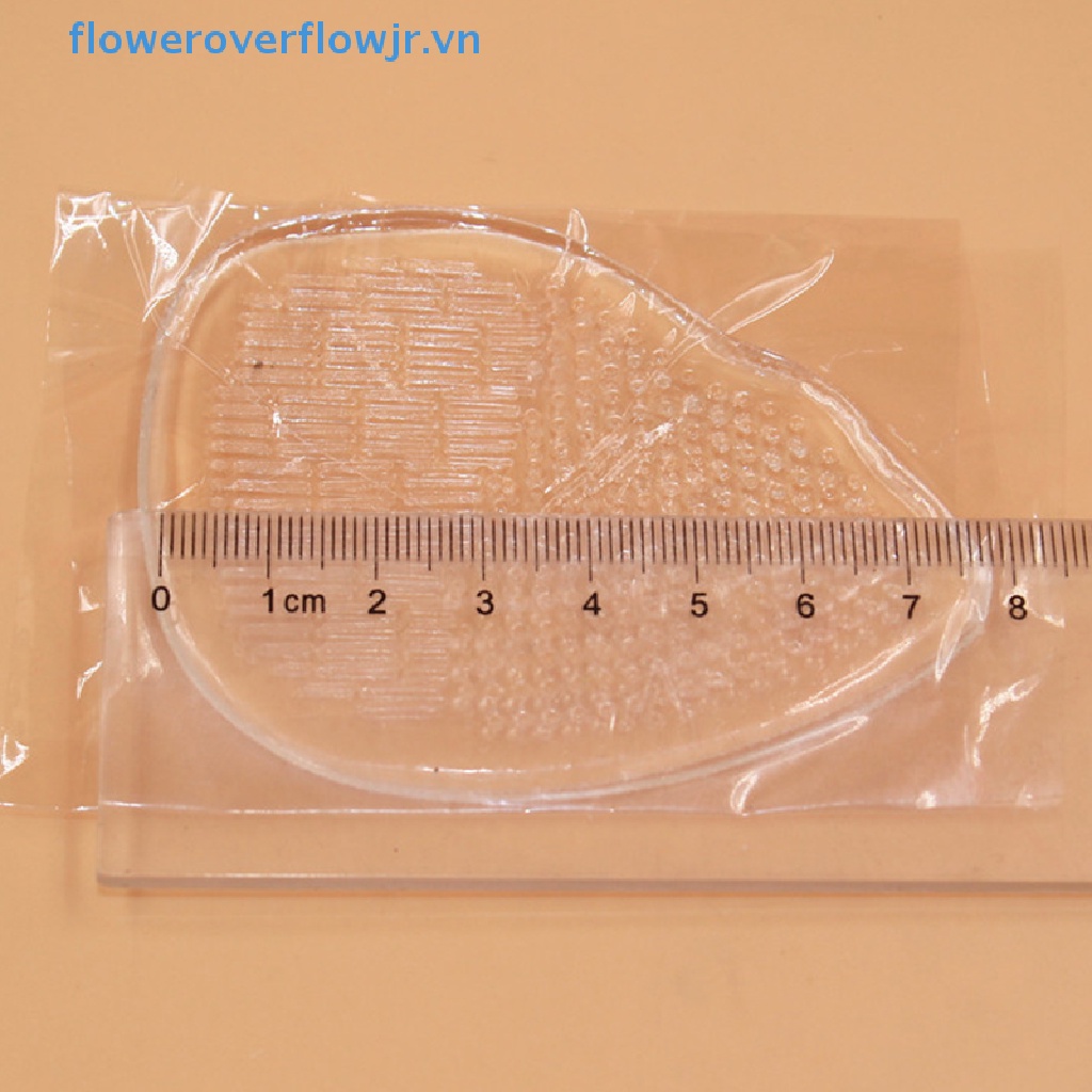1 Cặp Đệm Lót Giày Bằng Silicon Gel Mềm Cho Nữ