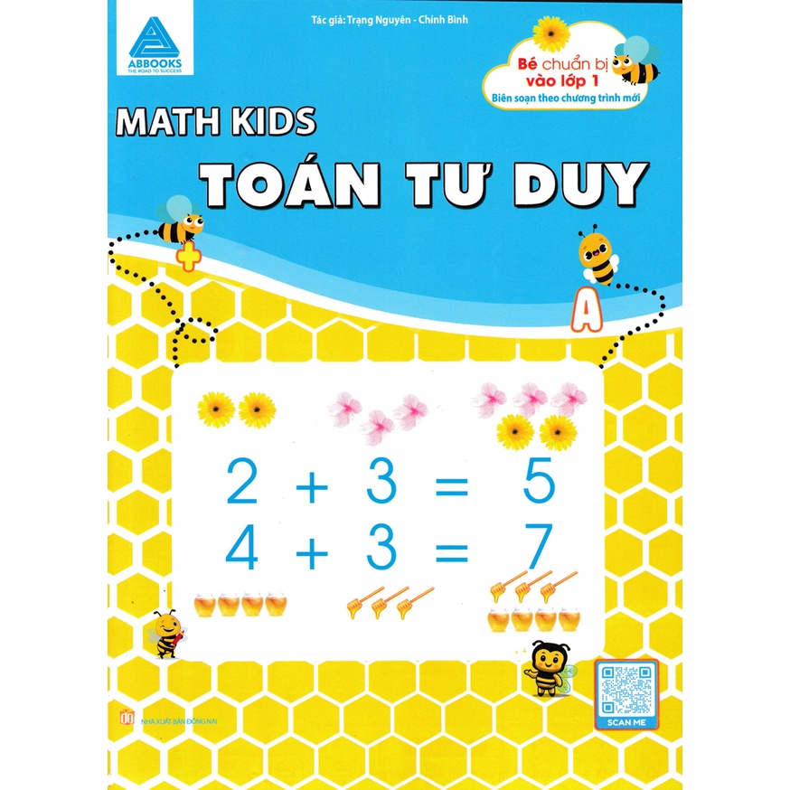 Sách – Bé Chuẩn Bị Vào Lớp 1 - Math Kids - Toán Tư Duy (Biên Soạn Theo Chương Trình Mới) - ABB