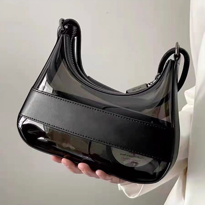 MISCHA Túi Xách Da Bóng Màu Trơn Thời Trang Cho Nữ