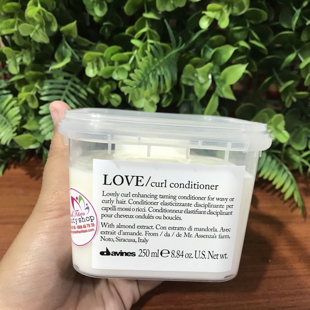 Dầu xả dành cho tóc xoăn Love Curl Davines Conditioner 250ml - new 2023