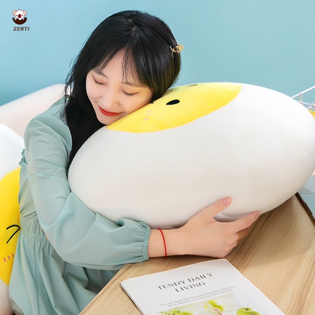 Gối Ôm Nhồi Bông Hình Quả Trứng Siêu Mềm Cho Bé