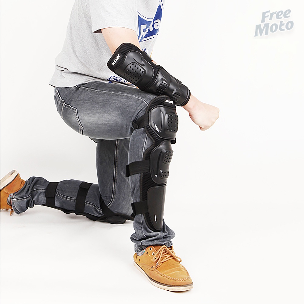 4 Bảo Vệ Bánh Răng Kneepads Cho Xe Máy Đầu Gối Khuỷu Tay Nam Cảo Tháo Trượt Băng Miếng Đệm Đầu Gối Rodiller Thiết Bị Gear