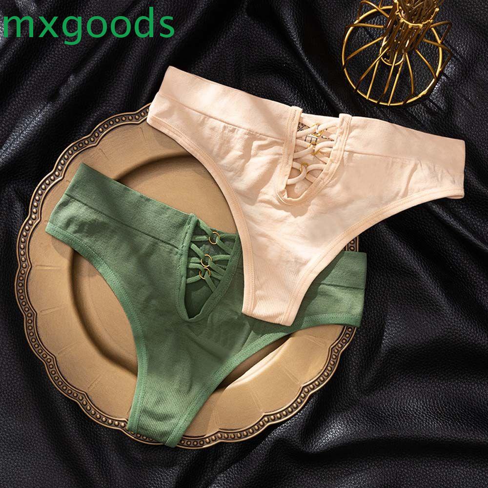 Quần lót đáy cotton thoáng khí màu trơn quyến rũ thời trang dành cho nữ