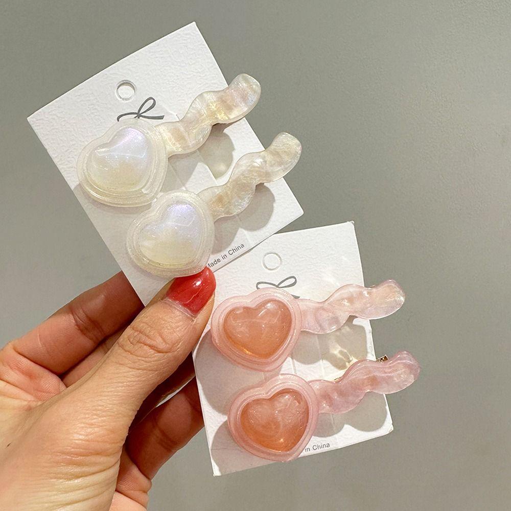 Kẹp Tóc Hình Mỏ Vịt Nhỏ Nhắn Xinh Xắn Phong Cách Hàn Quốc Dành Cho Bé Gái BACK2LIFE Y2K Acetate