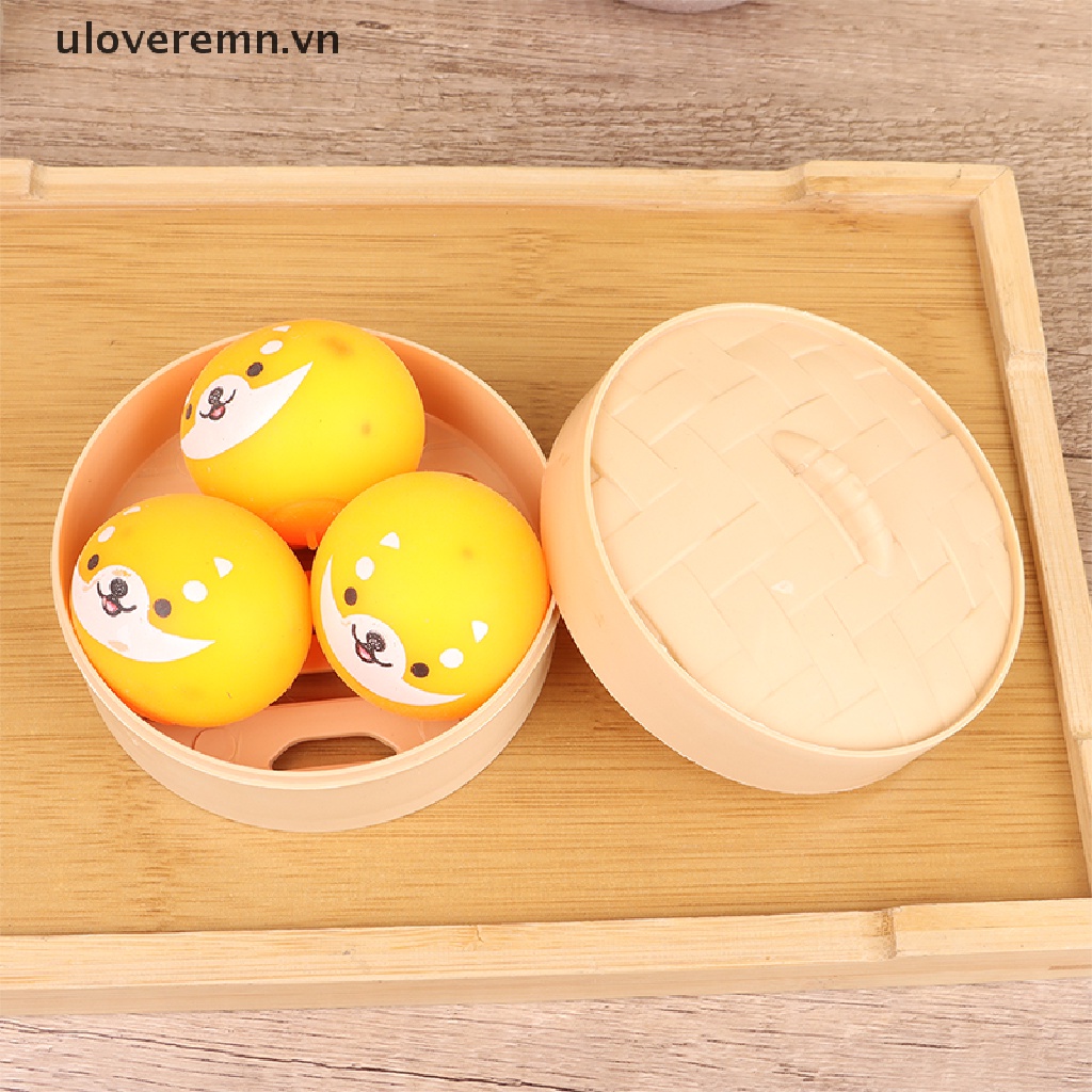 Đồ Chơi Nhồi Bông Hình Bánh Bao Hấp Độc Đáo Giảm Căng Thẳng