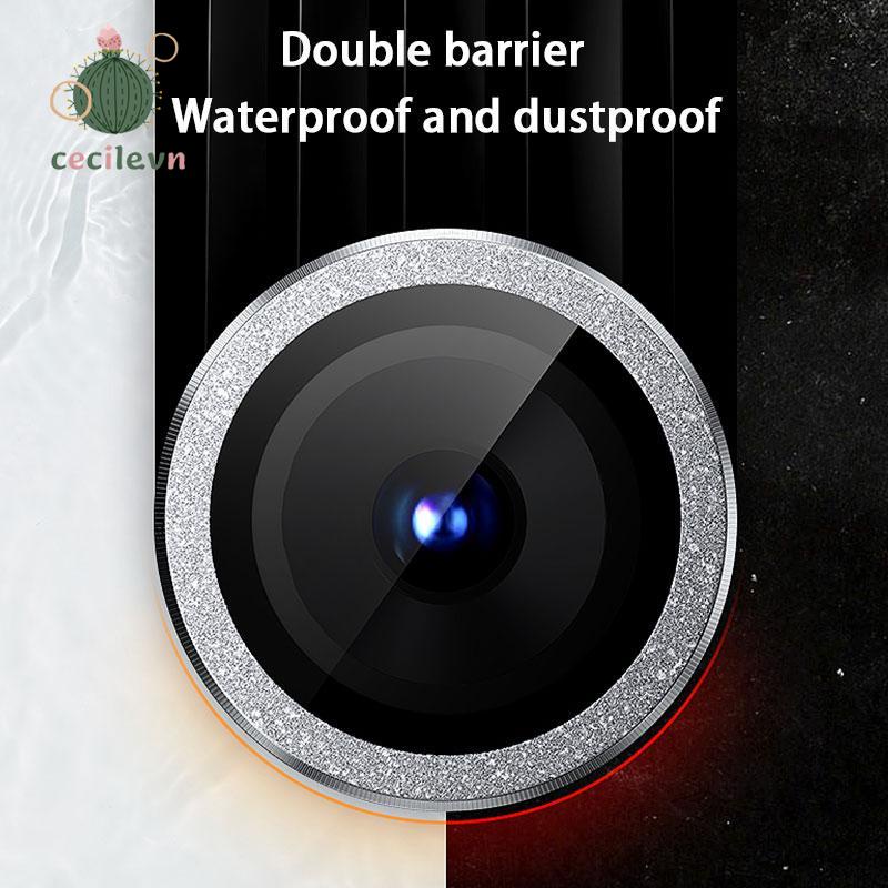 Kính cường lực viền kim loại bảo vệ mắt Camera Kim Loại Cho IP11/ 11 Pro/ 11 ProMax/12/12pro/12promax/12mini-CE