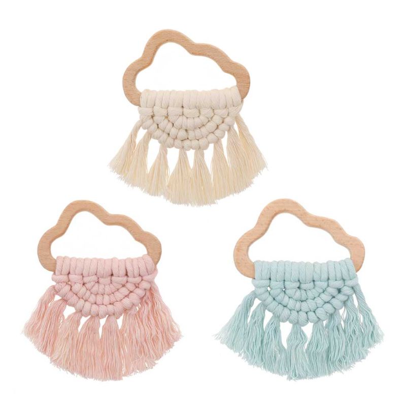 Đồ Chơi Vòng Tay Mọc Răng Hình Đám Mây Tự Nhiên Cho Bé