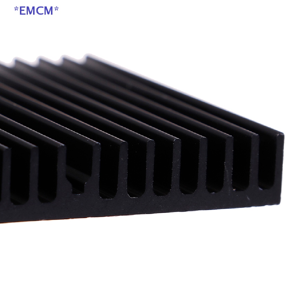 1 Chip Tản Nhiệt Bo Mạch Chủ Bằng Nhôm Màu Đen Kích Thước 60 * 60 * 10mm