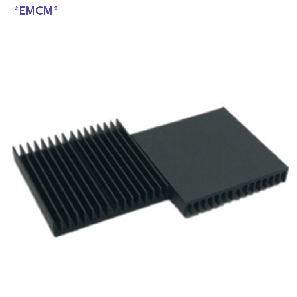 1 Chip Tản Nhiệt Bo Mạch Chủ Bằng Nhôm Màu Đen Kích Thước 60 * 60 * 10mm