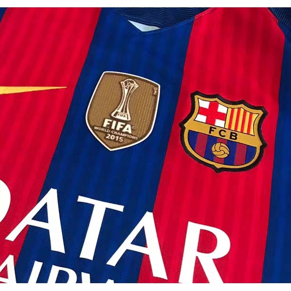 Áo Bóng Đá Đội Tuyển Barcelona Mùa Giải 2016 / 2017 15 / 16 Barca