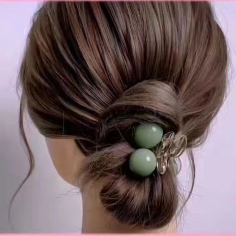 Kẹp Tóc Hình Cá Mập Đính Ngọc Trai Thời Trang Hàn Quốc Đơn Giản