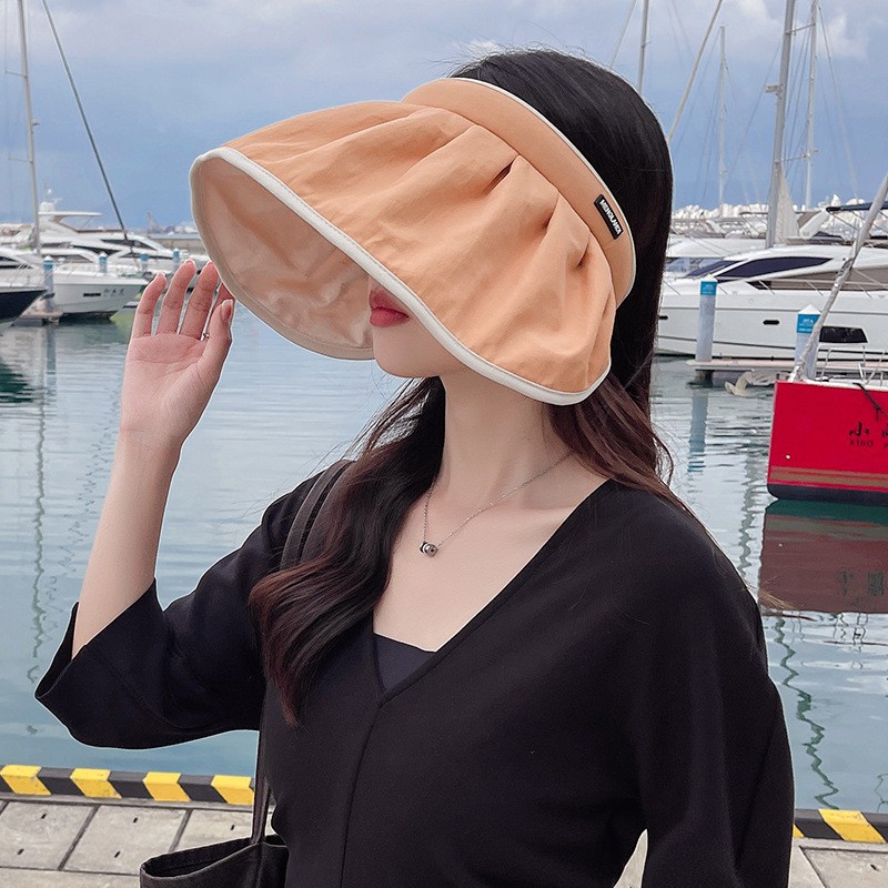 Mũ Chống Nắng Mùa Hè Bằng Vinyl Chống Tia Cực Tím Phong Cách Mới Cho Nữ