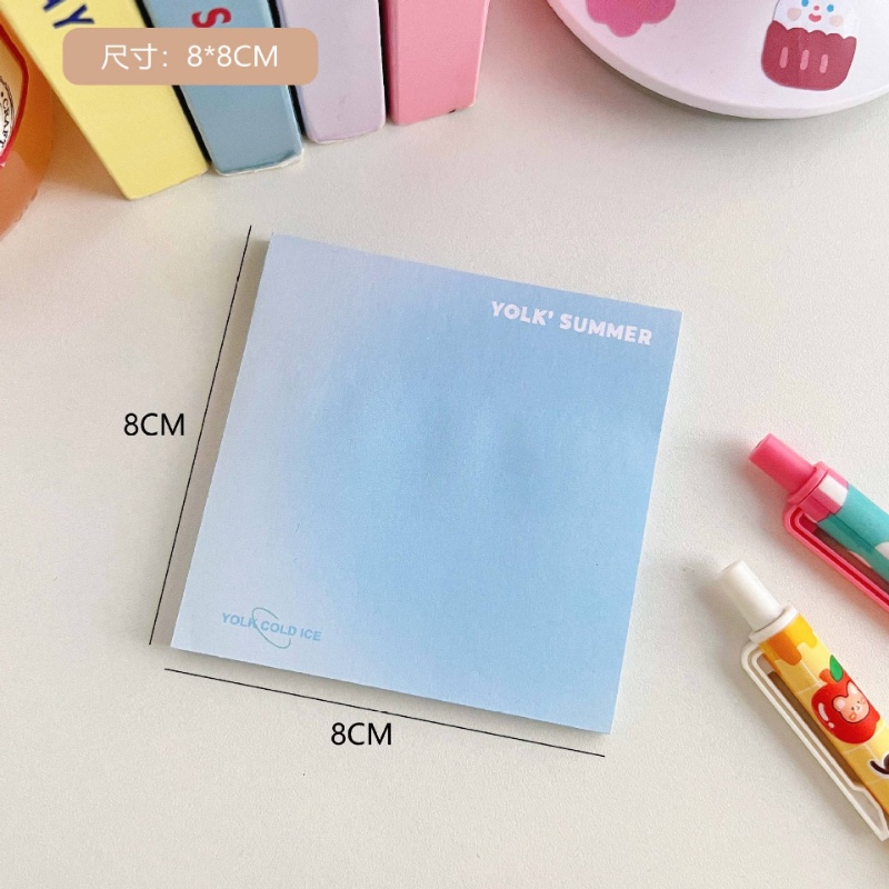 Tập Giấy Ghi Chú Màu gradient Đơn Giản