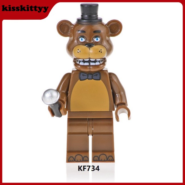 Kisskittyy   Lego FNAF Building Blocks Foxy Chica Bonnie Five Nights At Freddy Figures Toy Puzzle Toy