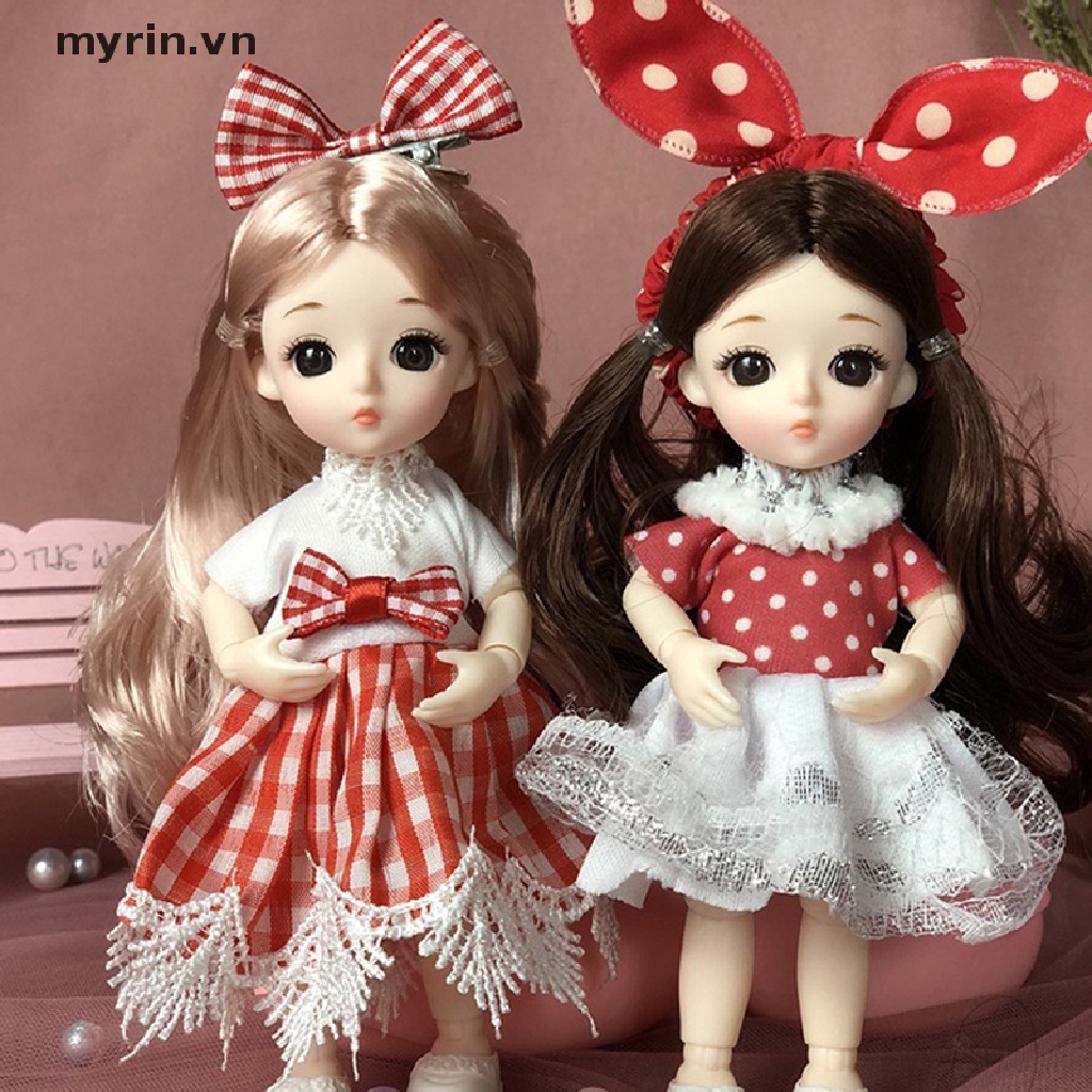 Búp Bê Công Chúa 17cm Kèm 13 Khớp Nối ob11 Dễ Thương Cho Bé Gái