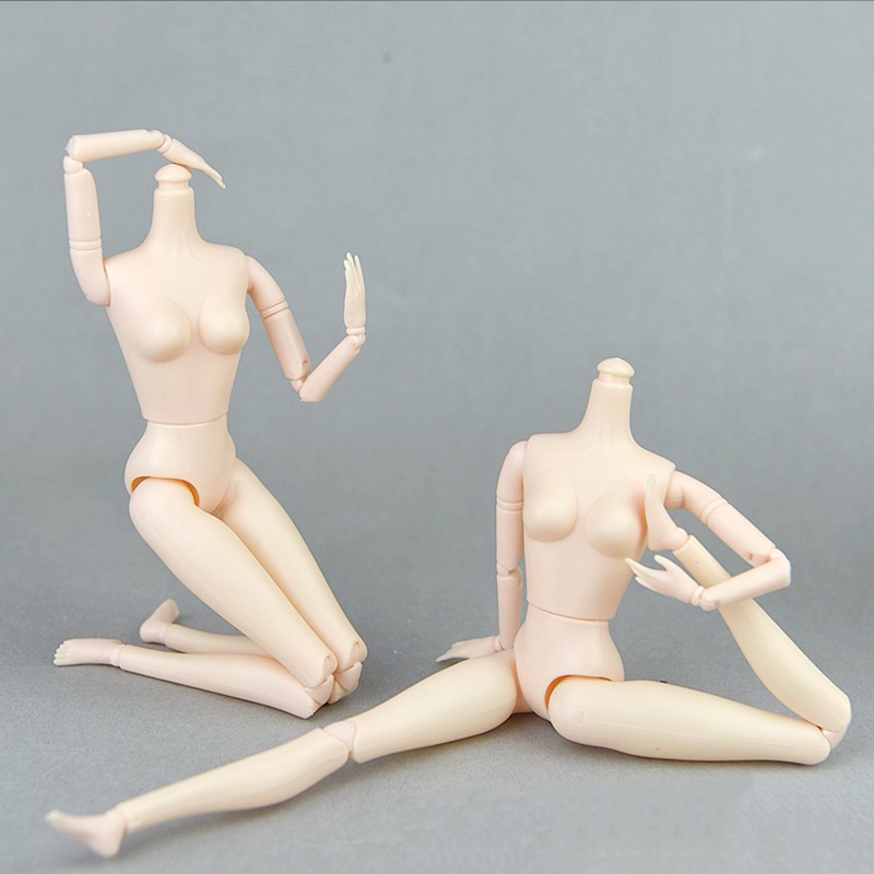 1 / 6 BJD Phụ Kiện Búp Bê Di Chuyển Được Cơ Thể Khớp Cho Nhà Búp Bê 11.5 "Búp Bê Vú Lớn Đồ Chơi Cơ Thể Cho Trẻ Em