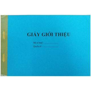Giấy Giới Thiệu 1 Liên
