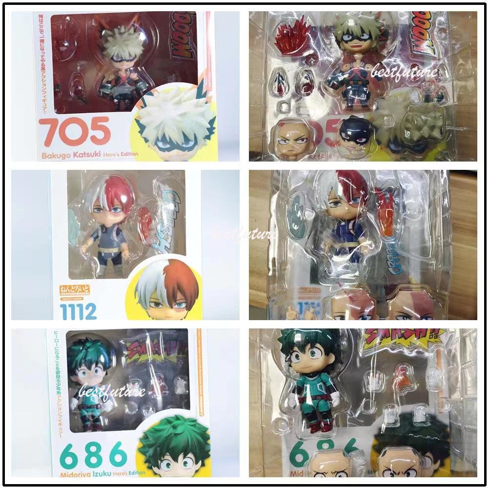 Nendoroid Mô Hình Nhân Vật Midoriya Izuku Todoroki Shoto Bakugou Katsuki Trong My Hero Academia