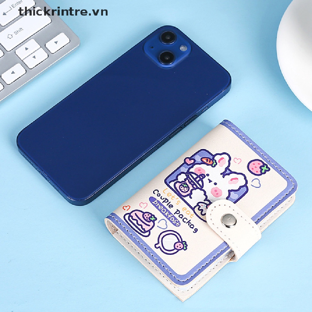 Ví Da PU Đựng Hộ Chiếu Và Thẻ ID Họa Tiết Hoạt Hình Dễ Thương Dành Cho Nữ