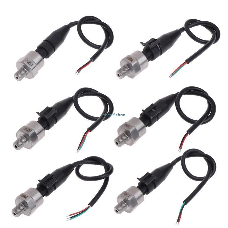 Bộ Cảm Biến Áp Suất Thủy Lực Bằng Thép Không Gỉ 100psi Đa Năng Cho Dầu / Nhiên Liệu / Khí / Nước / Nước