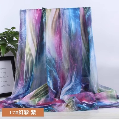 Vải Lưới Màu gradient 3D Dùng May Trang Phục Phong Cách Trung Hoa
