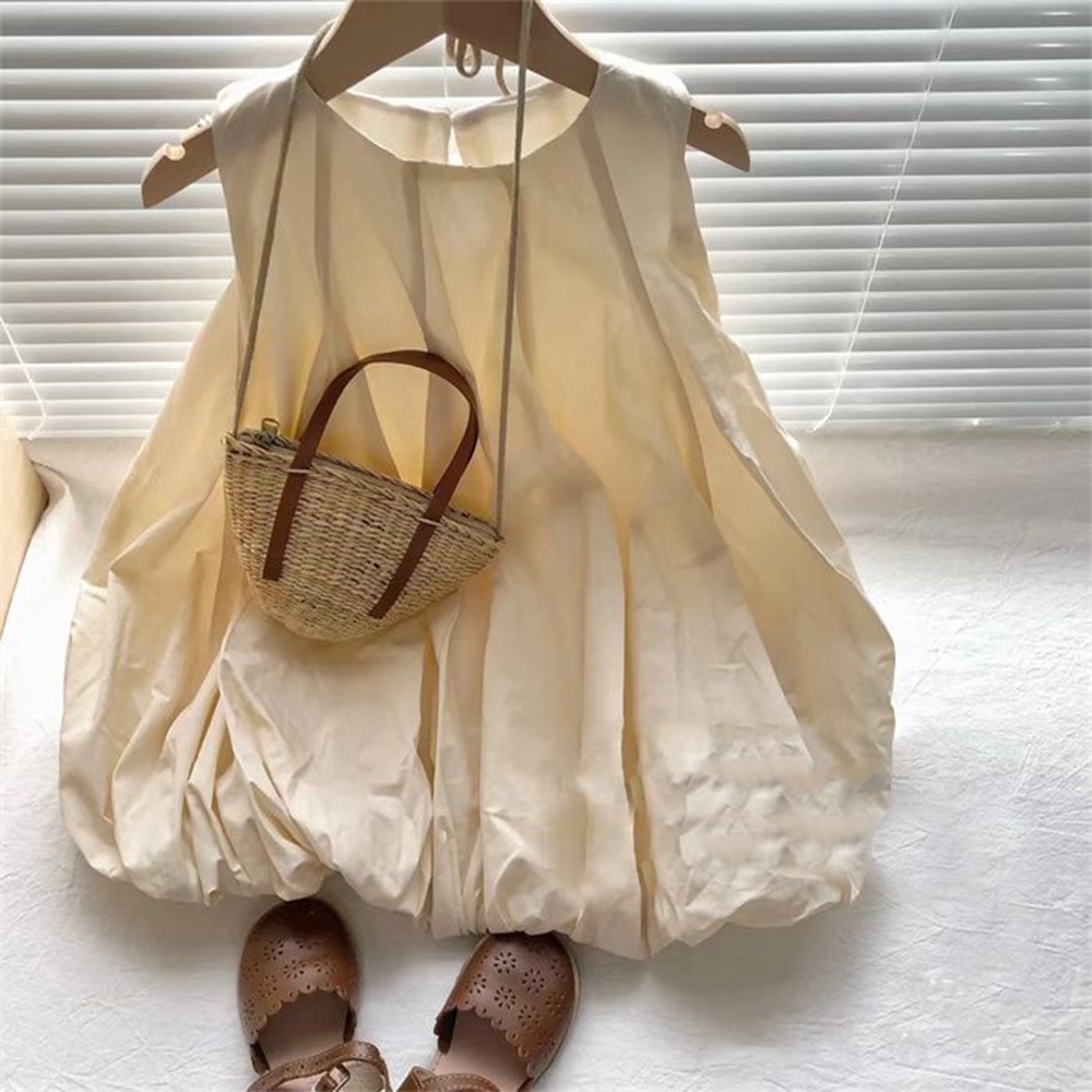 Đầm công chúa BEAR LEADER sát nách phong cách Hàn Quốc thời trang mùa hè 2023 cho bé gái 2-6 tuổi