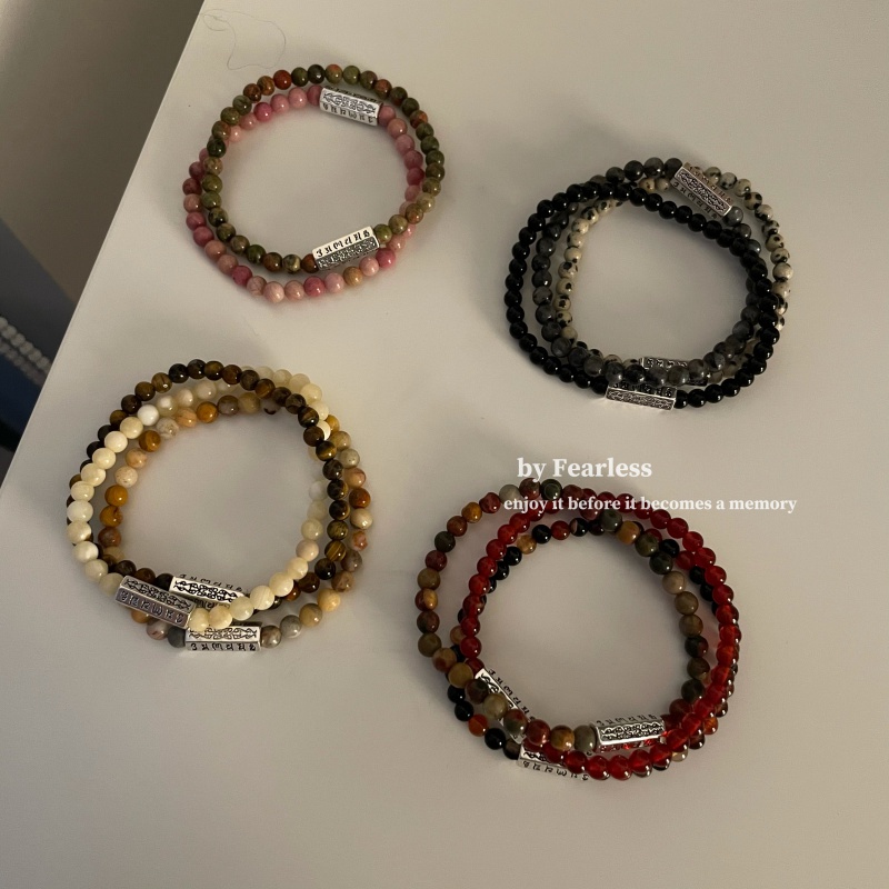 Vòng Tay Chuỗi Hạt Đá Mã Não Tự Nhiên vòng năng lượng