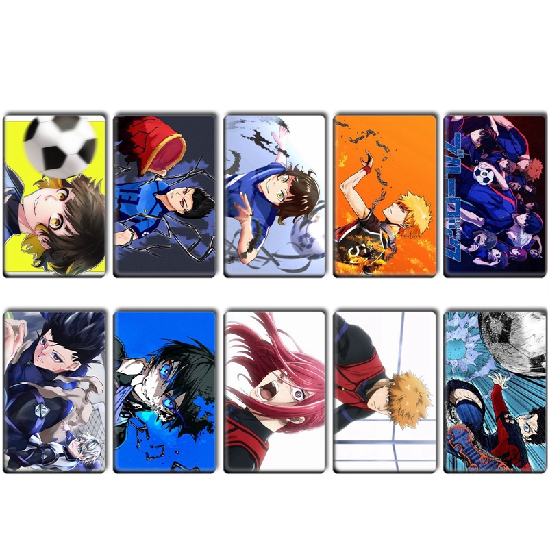 Bộ 10 Thẻ Dán Hình Hoạt Họa Anime Xinh Xắn