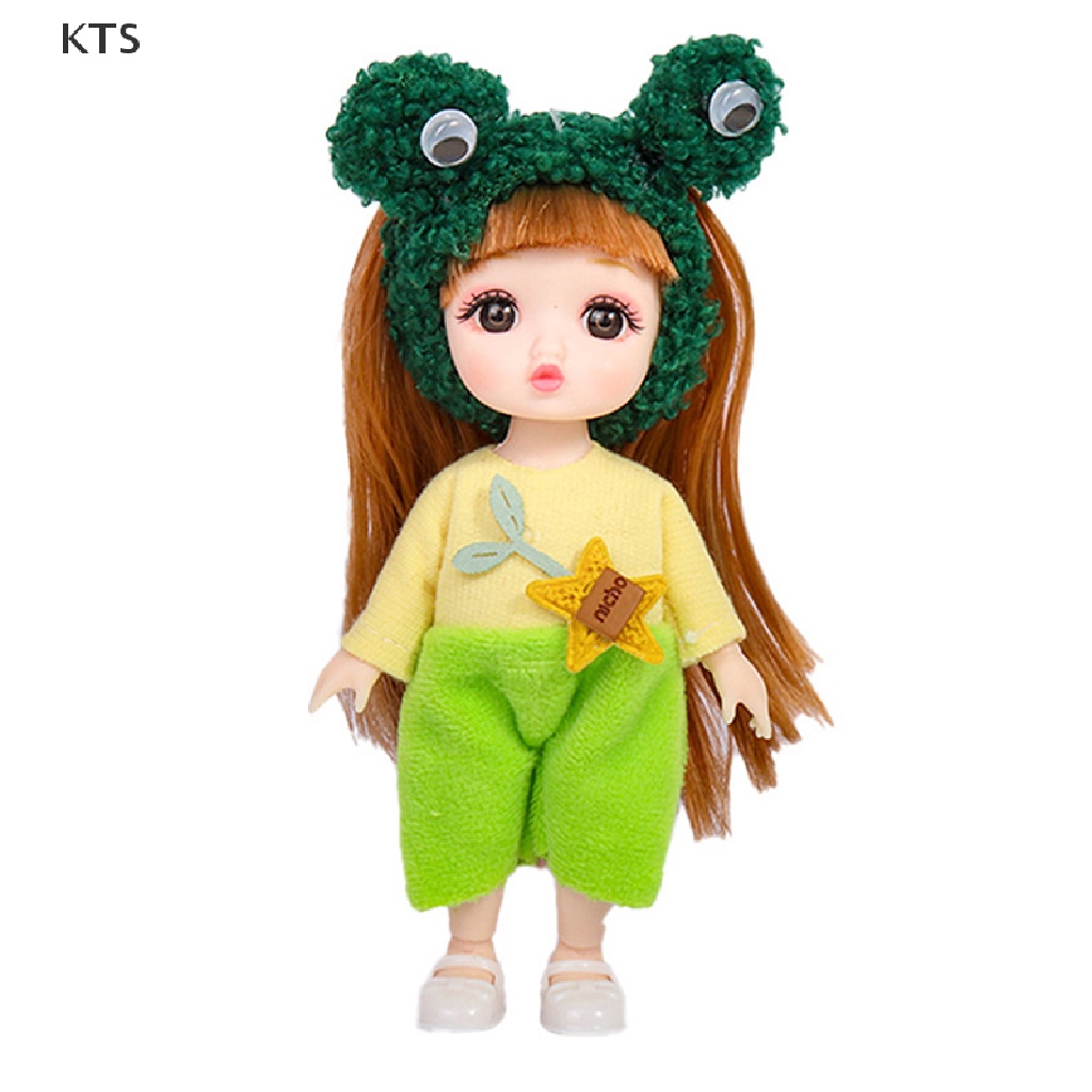 Búp Bê Công Chúa bjd 16cm Kèm Quần Áo ob11 Dễ Thương