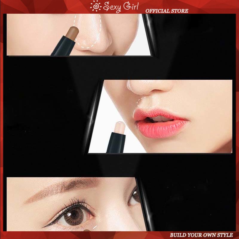 Thanh che khuyết điểm Hai Đầu Độ Bóng Cao Trang Điểm Gợi Cảm Dành Cho Bạn Nữ