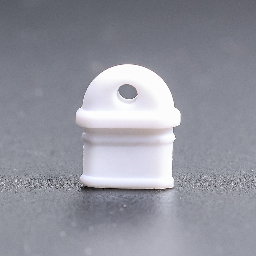1 / 10 Miếng Dán Hai Mặt Bằng PVC Mềm Trong Suốt Chống Bụi Chống Mất Có Lỗ Type-C DIY