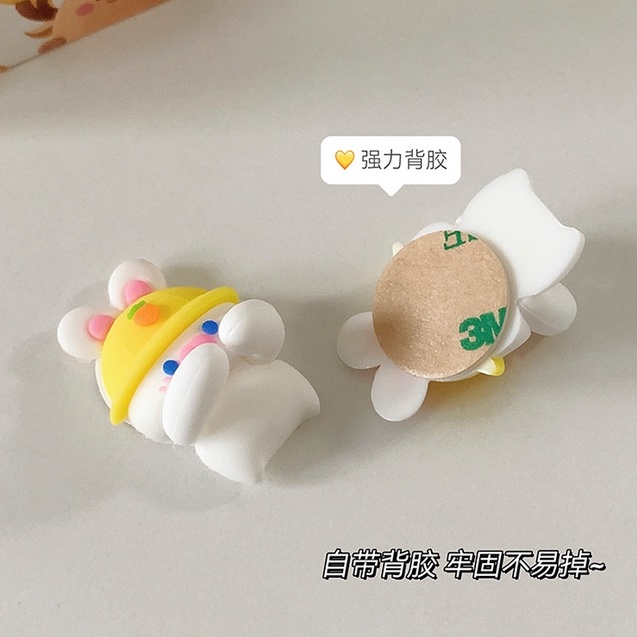 Bộ 2 Móc Treo Dây Cáp Hình Thú Dễ Thương