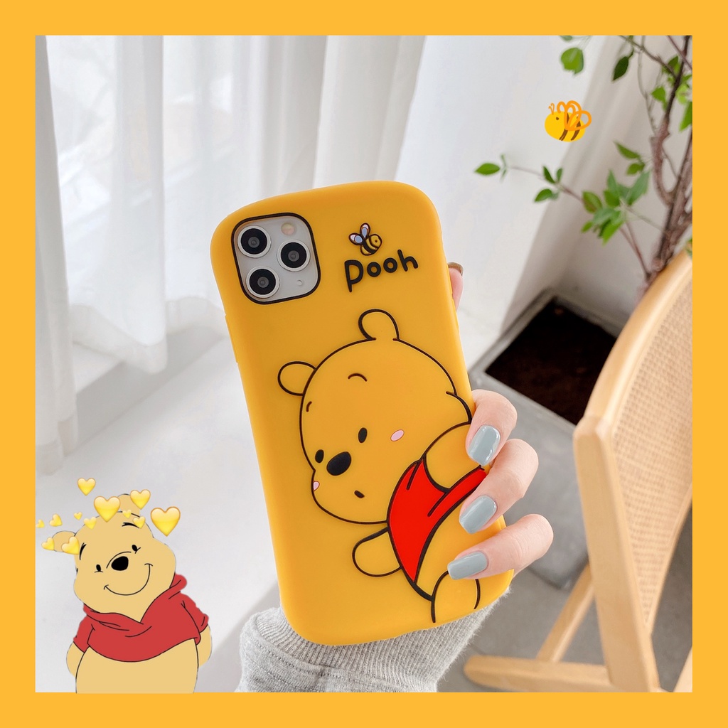 Ốp Điện Thoại Mềm Chống Sốc In Hình Gấu Pooh Hoạt Hình Cho Iphone 14 14PRO max 13 12PRO max 13pro max 11 XS MAX6 / 7 / 8PLUS