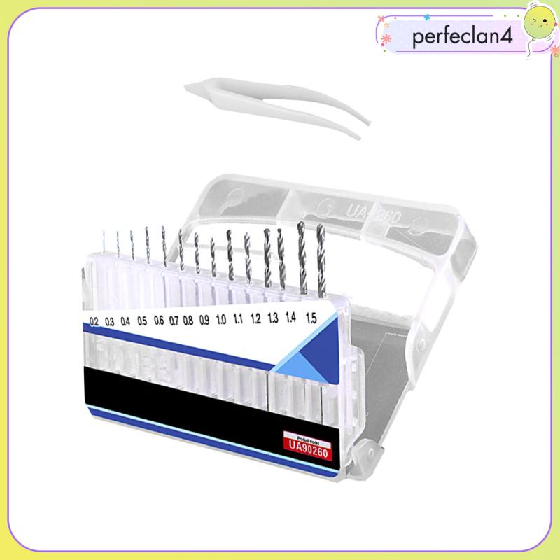 Bộ 14 Mũi Khoan Xoắn Bằng Thép Không Gỉ