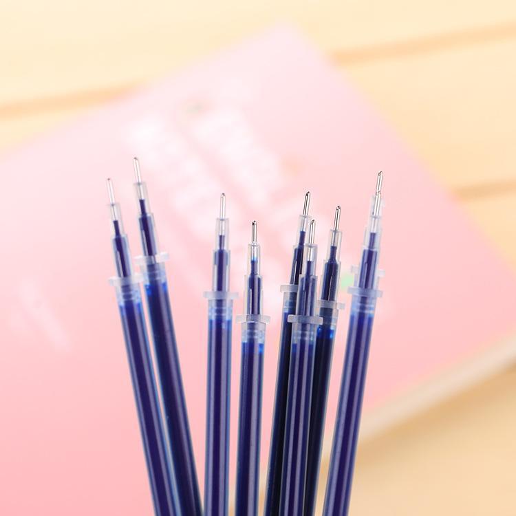 Set 50 ngòi bút gel13 cm dùng cho bút nắp cài, đầu ngòi kim resun với 3 màu mực chính