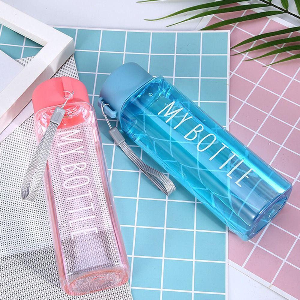 Aaron1 Bình Nước Thể Thao Bằng Nhựa Kèm Dây Đeo Tiện Dụng