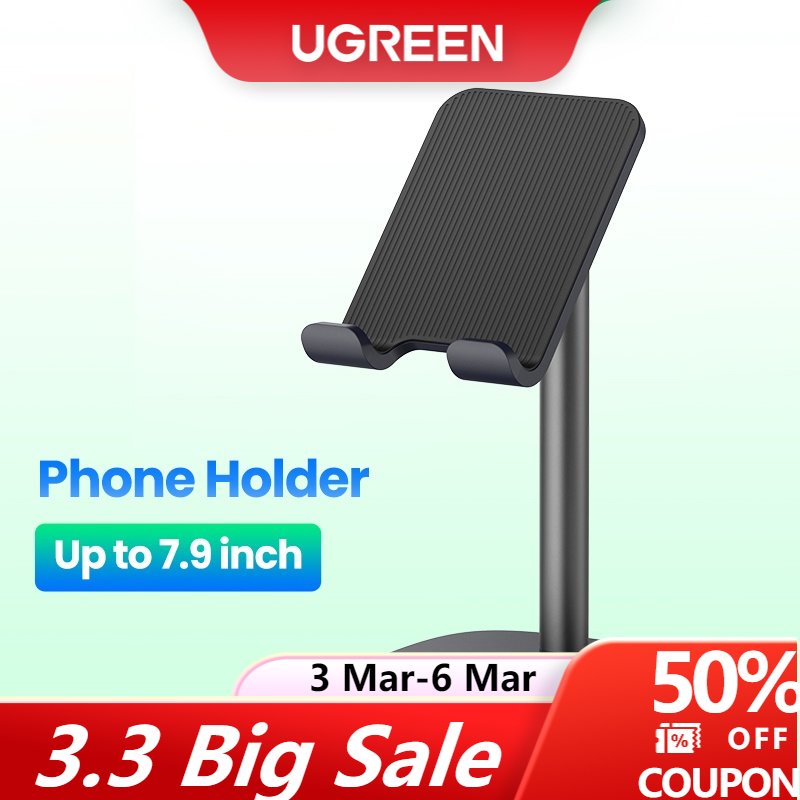 Giá Đỡ Điện Thoại UGREEN Có Thể Điều Chỉnh Nhiều Góc Nhìn Cho Điện Thoại Android