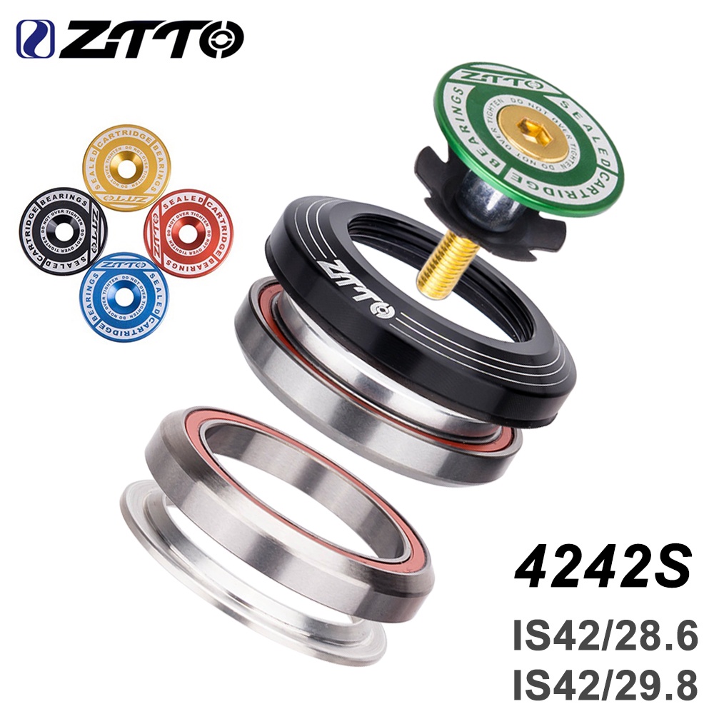 Vòng Bi Tích Hợp Phuộc Xe Đạp Leo Núi CNC 1 / 8 "28.6mm Tai Nghe ZTTO 42mm 4242S MTB 1 1 / 8" 28.6mm