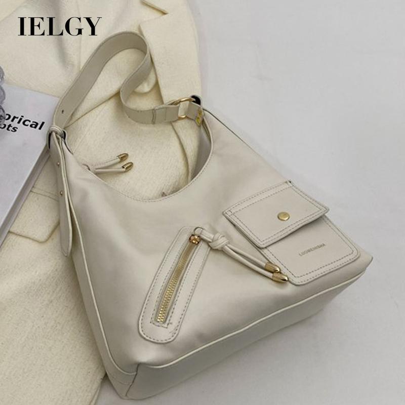 Ielgy Túi Xách messenger Sức Chứa Lớn Kết Cấu niche Chất Lượng Cao Cho Nữ