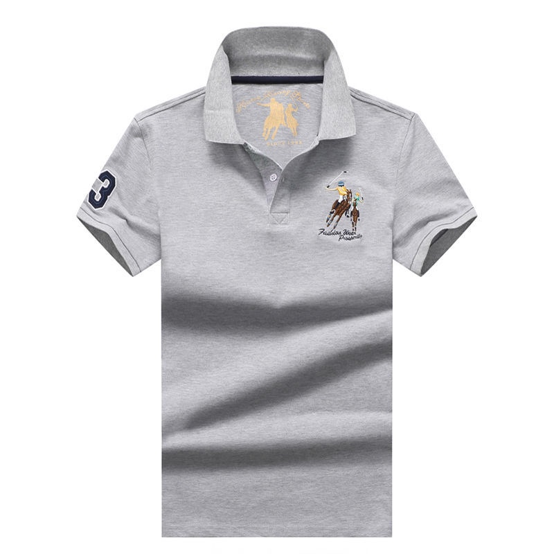 Áo Thun polo Tay Ngắn Màu Trơn Thời Trang Mùa Hè Thoáng Khí Cho Nam 40%