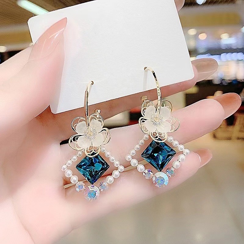 Bông Tai Dáng Dài Phong Cách Âu Mỹ Sang Trọng Thời Trang Cho Nữ 2023 Mới