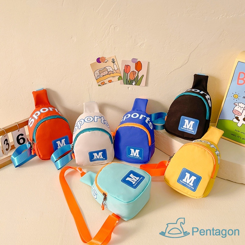 Túi Đeo Chéo In Chữ Thời Trang Hàn Quốc Cho Bé