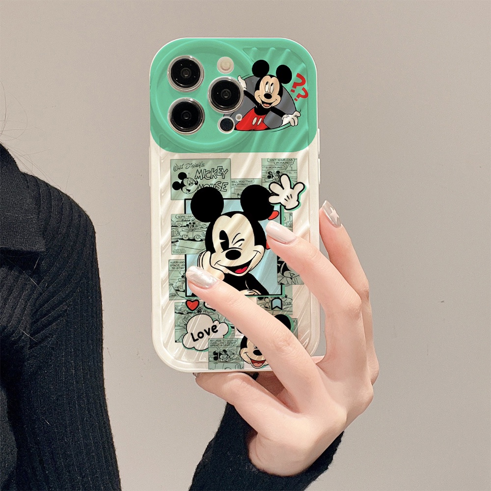 Ốp Điện Thoại TPU Mềm Chống Sốc Hình Disney mickey Minnie Cho IPhone 13 14 12 11 PRO Max Xs Max XR 7 8 Plus