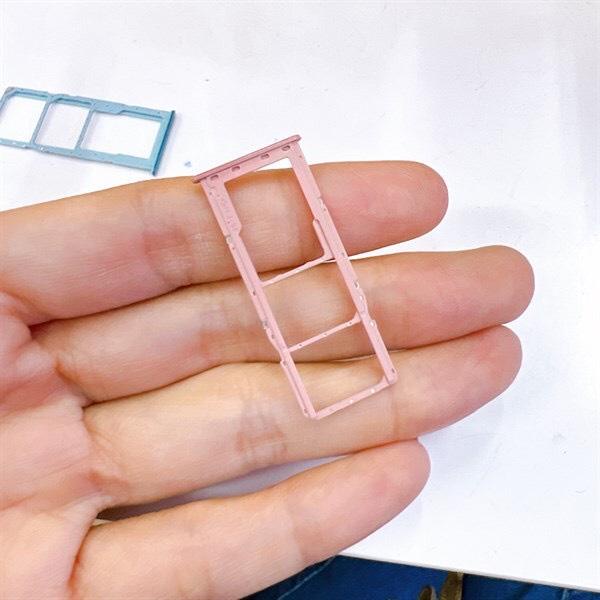 khay sim ss a51/a71 màu hồng