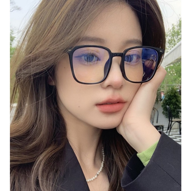 【-0°~-500°Mắt Kính Chống Ánh Sáng Xanh Phong Cách retro Thời Trang Cho Nam Nữ