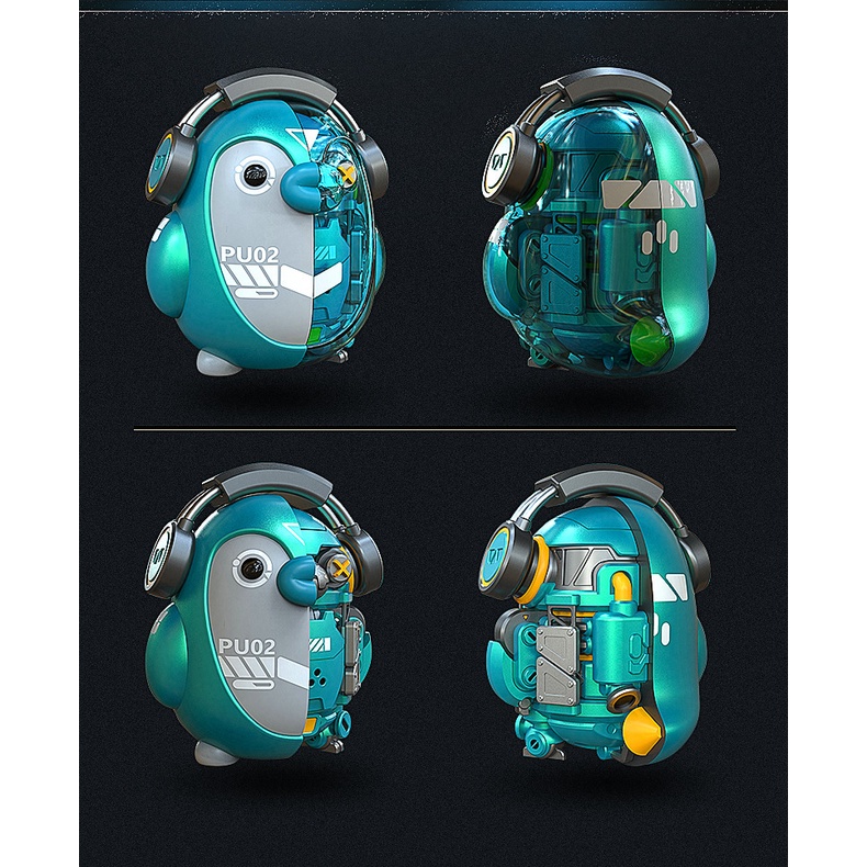 Mecha Pupu Đồ Chơi Con Rối Hình Chim Cánh Cụt QQ Cơ Bản Dễ Thương Hợp Thời Trang