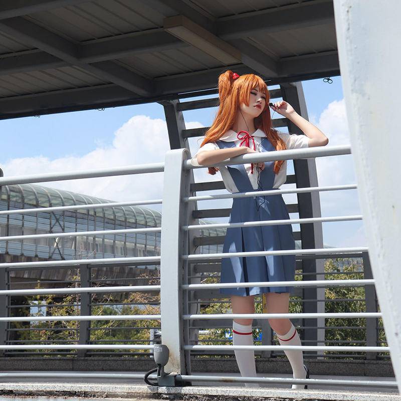 EVA mingrixiang cos costume Harry Polly cos Neon Genesis Evangelion eva School uniform anime cosplay female uniform