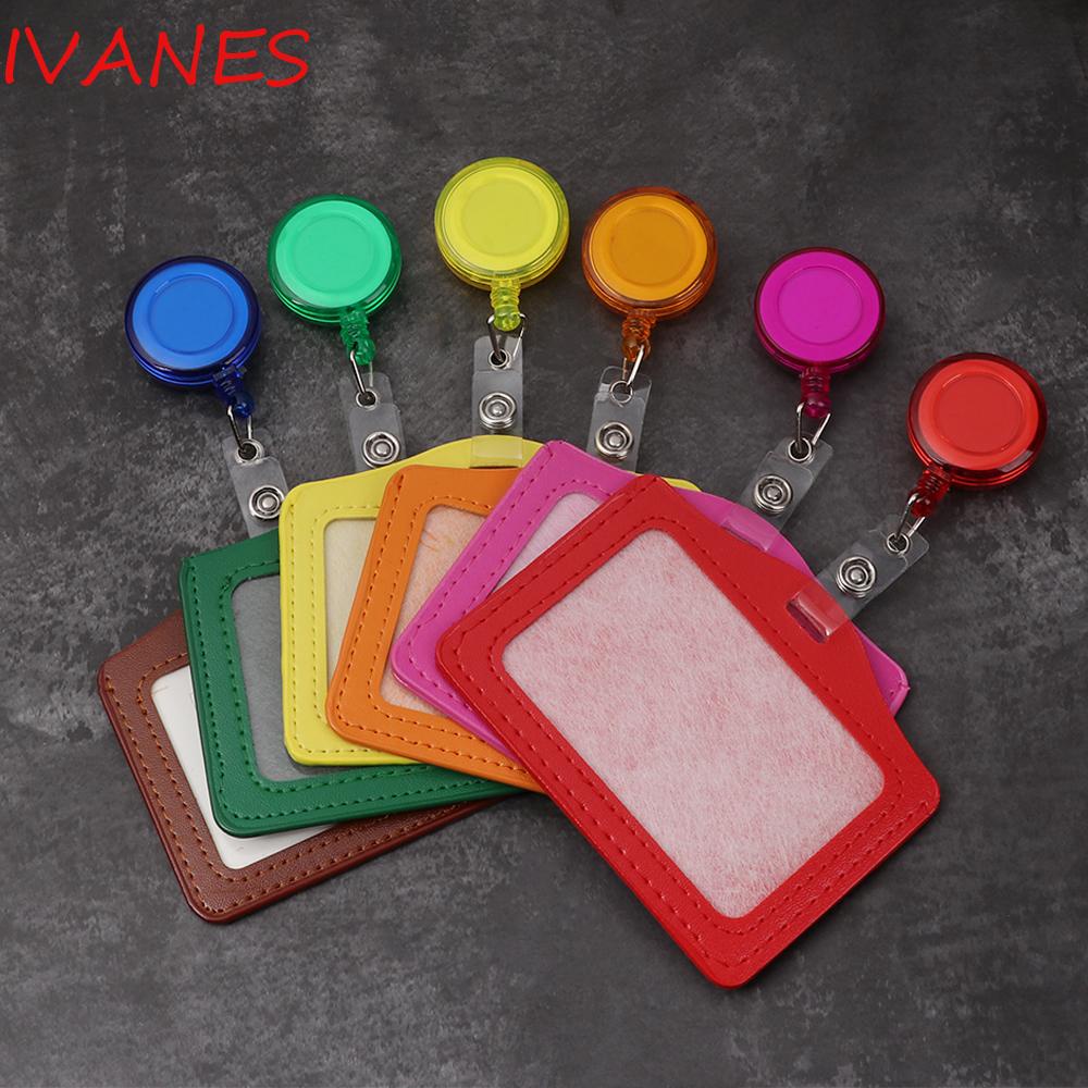 Kẹp giữ thẻ tên bằng da PU nhiều màu sắc lựa chọn cho bác sĩ/ y tá