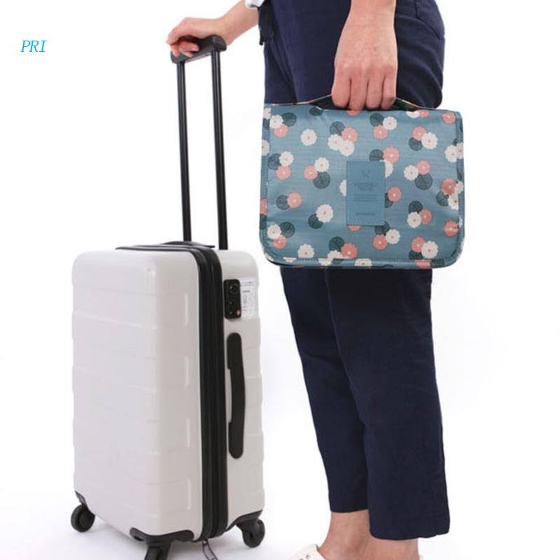Túi Đựng Mỹ Phẩm / Đồ Vệ Sinh Cá Nhân Kèm Móc Treo Chắc Chắn Tiện Dụng Mang Theo Du Lịch Cho Nữ